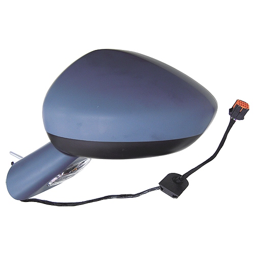 SPJ E-3545 C5 Elektrikli Ayna 08/15 Astarli Sinyalli Mavi Cam Sol
