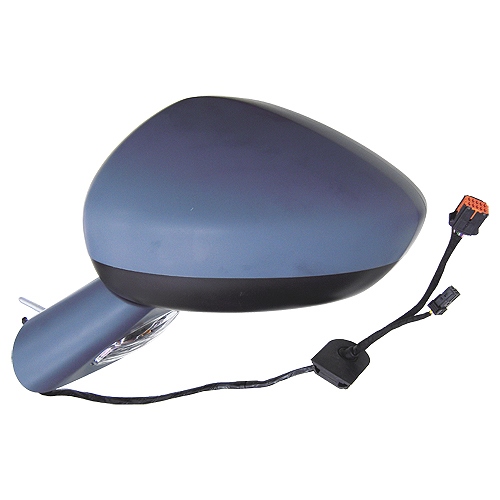 SPJ E-3549 C5 Elektrikli Katlanir Ayna 08/15 Astarli Sinyalli Hafizali Mavi Cam Sol