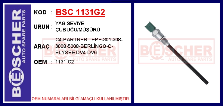 VAL-366225 Yag Seviye Musuru ( Peugeot  207-301-308-3008-Partner / Citroen   C-Elysee-C2-C4-C5/Ds3-Ds4 )