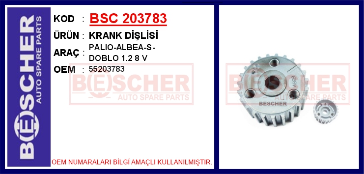 Doblo Palio Albea 1.2 Krank Dişlisi