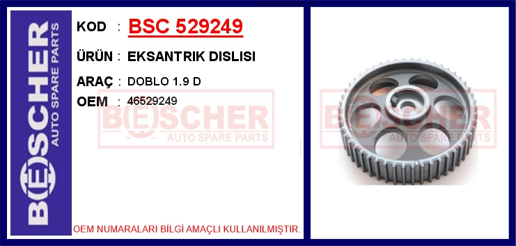 Doblo 1.9düz Eksantrik Dişlisi