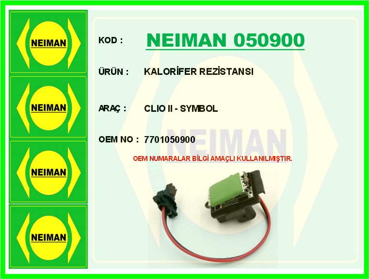 MAG 359000603070 Klima Kontrol Ünitesi Klima Rezistans Rolesi Clio Ii