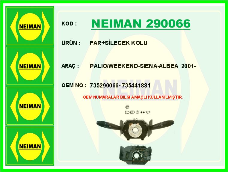 NEIMAN 290066 Far Silecek Kolu Palio/Weekend-Siena-Albea 2001-