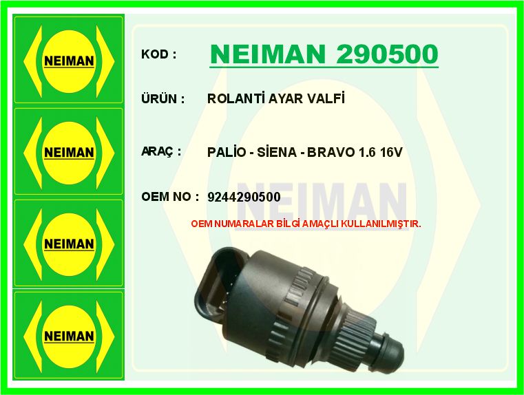 SAGEM-80117 Rolanti Ayar Valfi Palio  Siena  Bravo 1.6 16v