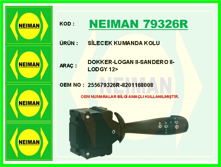 Sinyal-Silecek Kolu Clio Iii-Modus-Kangoo