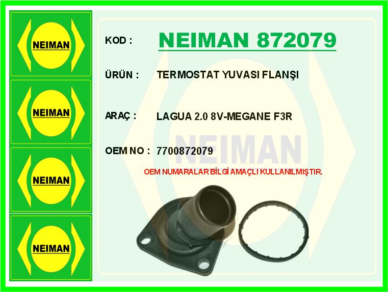 SAGEM-131230 Termostat Yuvasi (Flansi) Lgn 2.0 8v Mgn F3r