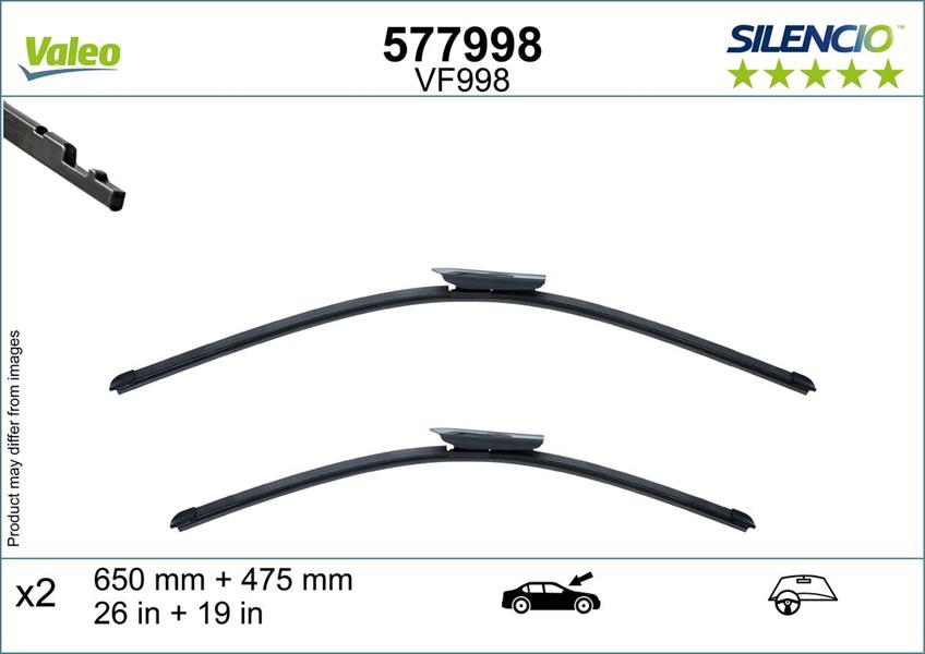 BOSCH 339701400H Aerotwin Silecek Seti (650/475 Mm)  Audi A3 30 Tdi Sportback; A3 30 Tfsi Limousine; A3 30 Tfsi Sport