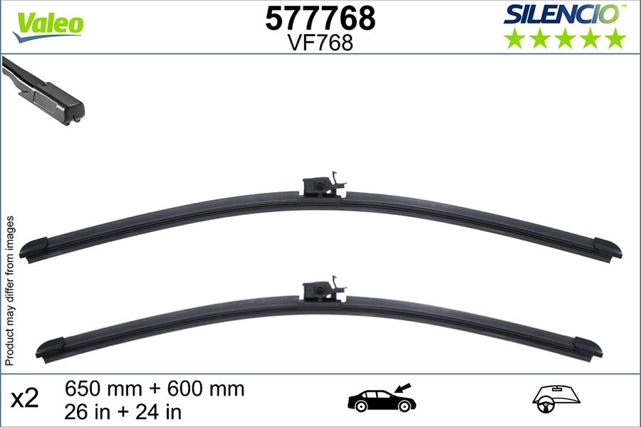 VALEO 577768 Silencio Silecek Fb Oe Lhd Vf768 Kit