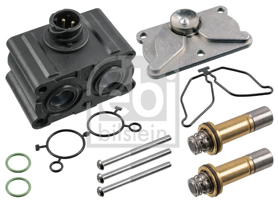 FEBI 198920 Solenoid Valf Daimler Buses Ex. Evobus -Druckluft-Mercedes-Benz Trucks Actros-Atego-Axor-Econic-U-Z Etros