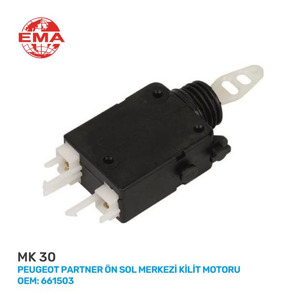 EMA MK30 Ön Sol Merkezi Kilit Motoru Peugeot Partner