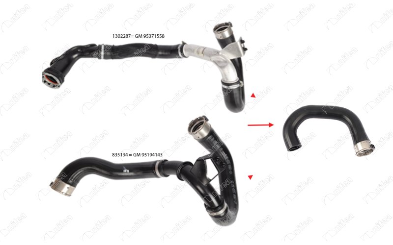 GM 39071730 Turbo Hortumu Komple Çikiş Opel Mokka 12-> 1.6 A-B-D16dth-Dtn-Dtu