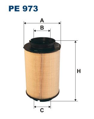 FILTRON PE6001 Yakit Filtresi Caddy 04- -Golf 03- -Jetta 05-10 -Octavia 04-10 -Touran 03-10 -Leon 05- 2.0 1.9 Tdi Pe973
