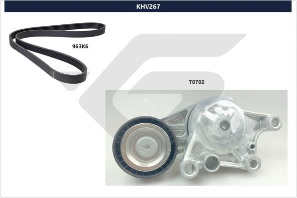 HUTCHINSON KHV267 Alternatör Gergi Kiti 6pk962 Combo E-Crossland-Grandland-Partner-Berlingo-Rifter-P208-P308-P508- P 2008-P3008-P5008-C3-C4-C5-Ds3-Ds4-Ds5 Dv6 1.6 Bluehdi Start Stoplu