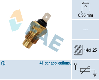 FAE 31280 Hararet Musuru Em Peugeot J9 P205 P305 P405 P505 P604 R9 Master Trafic