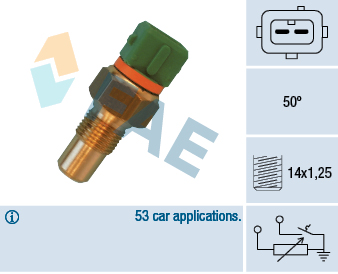FAE 34400 Hararet Müşürü Jumper-Boxer-Partner-Berlingo-P306-P405-Xsara 1.9 D-Xud9