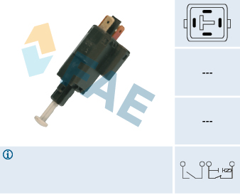 FAE 24516 Fren Pedal Stop Müşürü Astra G-Zafira A 98>05 4 Fiş