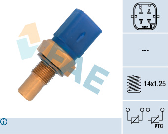 FAE 33791 Hararet Müşürü Partner-Expert-Berlingo-Jumpy-Xsara 1.9 D 98 >