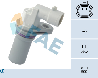 FAE 79170 Krank Sensörü Fiat 500l-500x-Egea-Doblo Opel Astra H-Astra J-Zafira-Insignia 1.6d Mtj-Cdti 2.0d Mtj-Cdti Alfa Romeo Giulietta-Mito Jeep Renegade