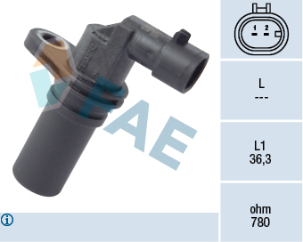 FAE 79173 Krank Mili Sensoru Doblo Grande Punto Linea Idea Panda Punto Strada Lancia Musa Agila Astra Corsa Ti