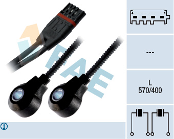 FAE 60224 Vuruntu Sensoru Bmw N54 N55 F87 E90 E91 E92 E93 F30 F31 F34 F35 F80 F32 F33 F36 F82 F83 E60 E61 F07 F10 F11 F18 F06 F12 F13 F01 F02 E84 F25 F26 E70 F15 E71 F16 E89