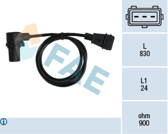 FAE 79339 Krank Mili Devir Sensörü Opel Astra G-Zafira A 98>04 Astra H-Zafira B 04>10 2.0 Z20let-Leh-Ler