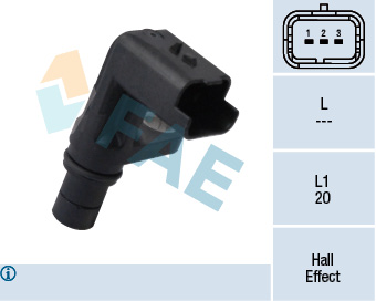 FAE 79040 Eksantrik Mil Sensörü P207-P208-P308-P508-P5008-C3-C4-C5-Ds3-Ds4-Partner-Berlingo 1.4-1.6 16v Thp- V Ti-Gti Bmw F20-F21-F30 Mini R56