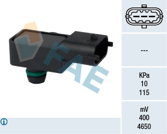 FAE 15127 Emme Manifold Basinç Map Sensörü Corsa D-Agila 1.0-1.2-1.4 06> Vectra C 2.8 V6 05>