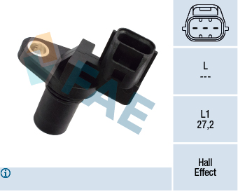 ZCMS1002 Eksantrik Devir Sensoru Hyundai Atos 1.0 I 54hp G4hc 1998-2000 / Mitsubishi Carisma 1.6 1997-2006 / Hyundai Sonata 2.0 1993-1998 / Volvo S40 1.8 1998-2003