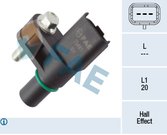 FAE 79441 Eksantrik Mil Devir Sensörü Astra L-Combo E-Corsa F-Crossland-Grandland-C3-C4-Berlingo-P208- P2008-P Artner-Rifter-P508-P301-P308-C-Elysee-Ds3-Ds4-Ds7 1.2 Puretech-Thp 1.2 Xe-Xhl-Xht