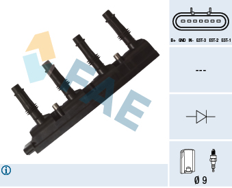 FAE 80322 Ateşleme Bobini Astra J-Adam-Corsa D-Insignia-Meriva B-Zafira Tourer C-Aveo-Cruze-Trax-Volt 1.2-1.4