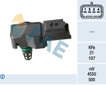 FAE 15212 Emme Manifold Basinç Map Sensörü P207-P308-P5008-Partner-Berlingo-C3-C4-Ds3 1.4-1.6 16v Vti