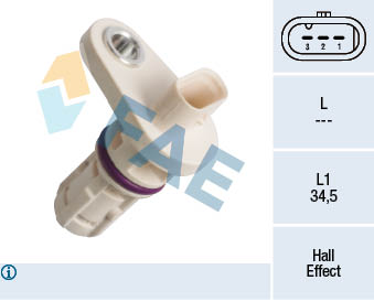 FAE 79395 Krank Devir Sensörü Aveo-Mokka-Astra J-Corsa D-E-Adam-Insignia 1.4 A14net-A14xer