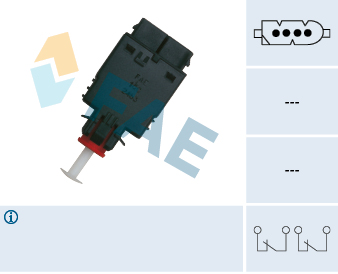 FAE 24530 Fren Pedali Salteri Bmw E30 E36 E34 E32 E31