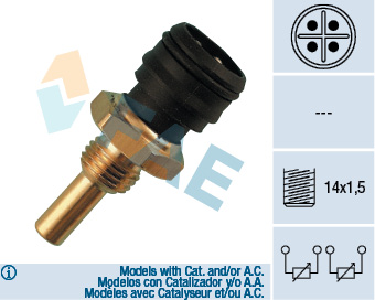 ERA 330334 Hararet Musuru Mercedes M102>M104 M116>M120 Om601 Om606 W124 W201 W202 W461 W463 W116 W126 W140