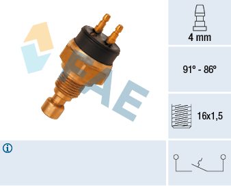 VER-TS2644 Sicaklik Salteri(Honda  Accord Civic I Ii Ii Jazz Suzuki  Alto I Rover  200 I)