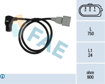 BSG 90-840-080 Krank Devir Sensörü Gri Passat-A4