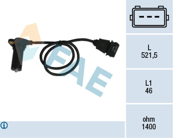 FAE 79065 Krank Devir Sensoru Audi A4 95>01 A6 96>01 Passat Afn Avg 97>00