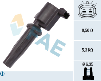 FAE 80231 Ateşleme Bobini Volvo C30-S40-S80-V50-V70 Ford Focus-Mondeo 04> 1.8-2.0 Zetec