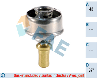 FAE 5202887 Termostat 89 R9 R11 R21 Concorde Clio I
