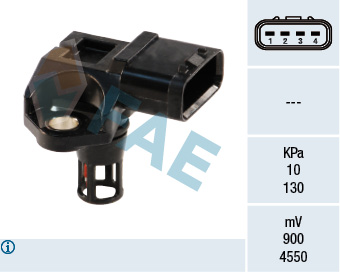 ERA 551205A Emme Manifold Map Basinç Sensörü C1-P108-Aygo 1.0 Vti