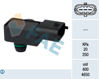 ZMPS1038 Map Sensoru Opel  Astra G 1.7 Cdti 2003-2005/ Astra H 1.7 Cdti 2004-2010/ Corsa C 1.7 Cdti 2003-2009/ Combo C 1.7 Cdti 2004-2011