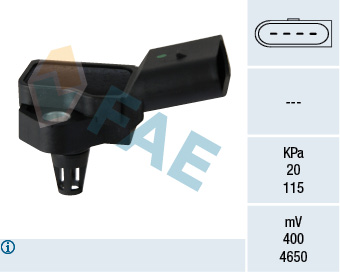 ZMPS1120 Map Sensoru Volkswagen Polo 1.0 Tsi 2014-2017 / Seat Ibiza 1.0 Tsi / Seat Arona 1.0 Tsi