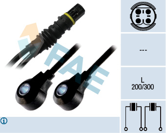 ZNS1045 Vuruntu Sensoru Bmw E36, E39, E46, E34 Z3