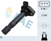 GVA 5092004 Ateşleme Bobini Honda Civic 1.4l D14z 3 Kapı - Hatchback Yerli Civic - Es6 Kasa 01-05 / 1.6l D16 V Tec Vti Euro Civic - Eu8 Kasa 01-05