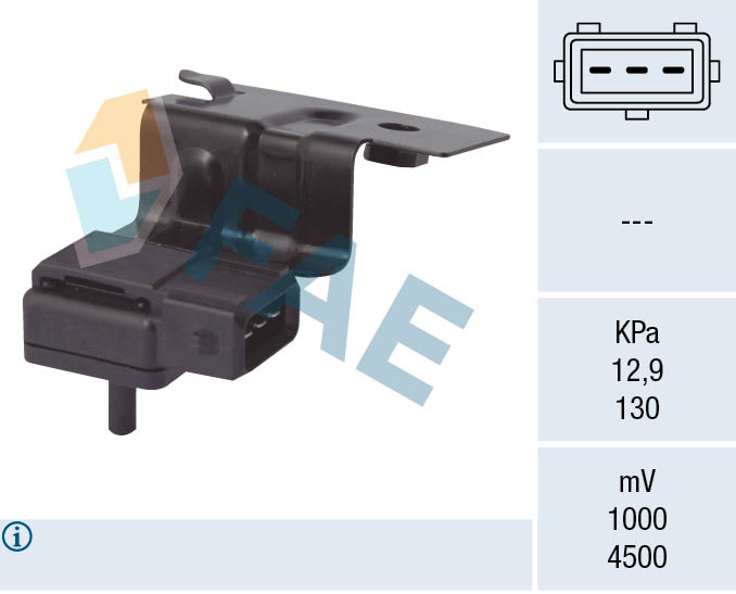 FAE 15085 Emme Borusu Basinc Sensoru Volvo S60 I 2.4 Bifuel Cng 00>10 S80 I 2.4 Cng 00>10 V70 Ii 2.4 Cng