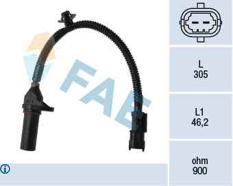 FAE 79334 Krank Mili Sensörü Hyundai Accent Blue 10-> / Elantra G4fg 11-> / İ20 İ30 G4fa G4fc 06-> / İx35 Tu Cson G4fd 11-> / Kia Ceed Cerato G4fa G4fc 07-12 / Rio G4fa 12-17 / Sportage G4fd G4fj T-Gdi 09->