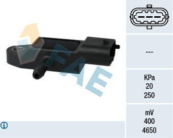 FAE 15106 Turbo Basinc Sensoru Clio Ii Kangoo Megane I Scenic I Logan Sandero 1.5dci K9k-Trafic Ii 1.9dci