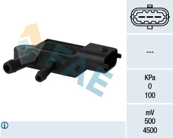 FAE 16105 Basinc Sensoru Mercedes Om607 W176 W246 C117 X117 X156 W415 . Renault K9k 1.5 Dci Megane Clio Trafic