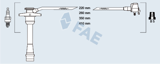 FAE 83588 Buji Kablosu Toyota Corolla 1.3l 4e-Fe Ee111 99-00