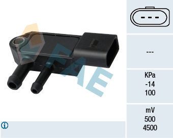 PIERBURG 7.11190.09.0 Difransiyel Basinc Sensoru Partikul Aktif Carbon Volkswagen Caddy Golf